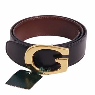 GUCCI - 未使用 Vintage グッチ GUCCI ベルト レザーベルト Gバックル
