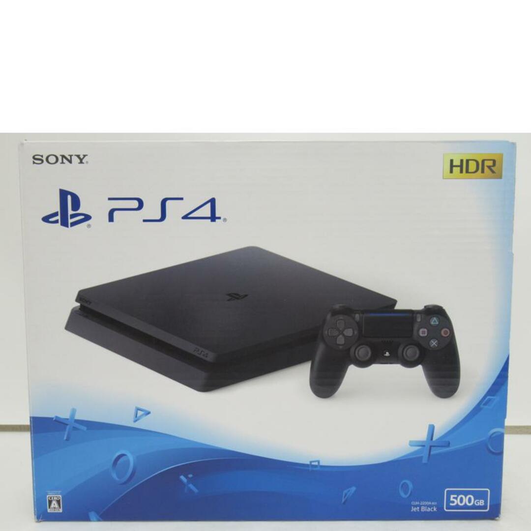 SONY ソニー/PlayStation4/ジェット・ブラック/500GB/CUH-2200A/02