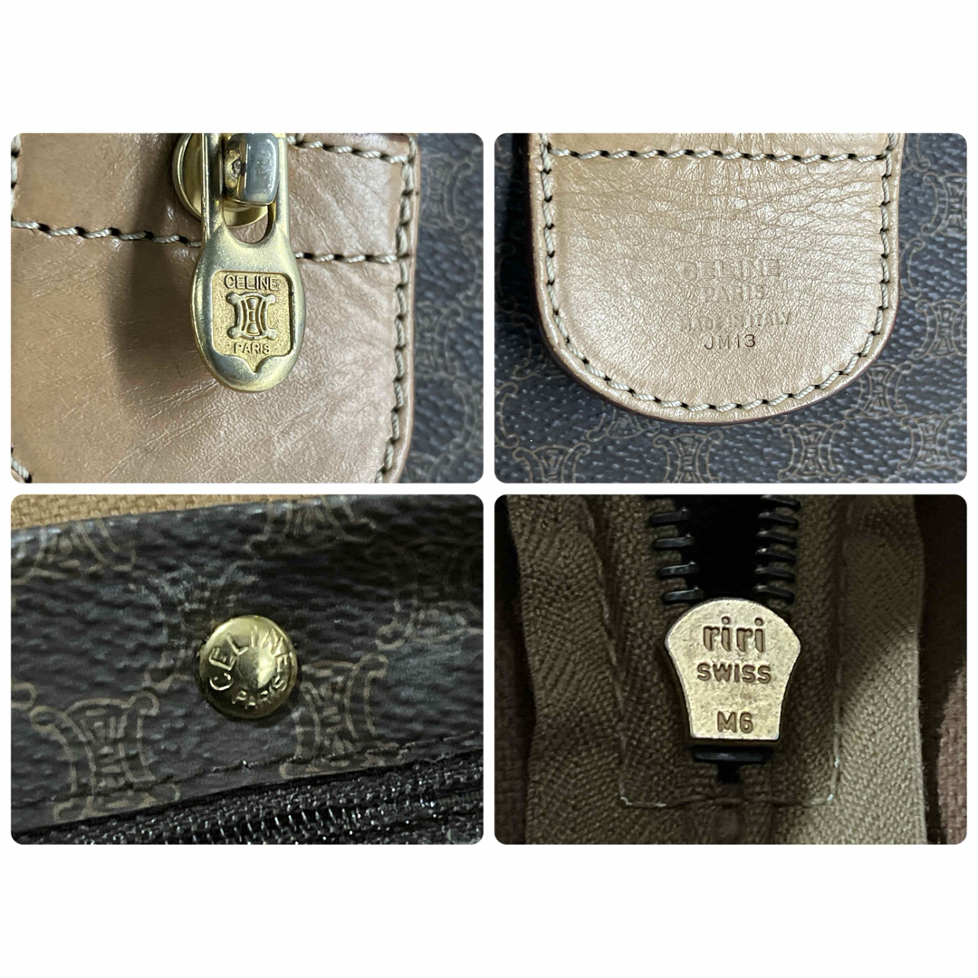 CELINE - 当時物 オールド セリーヌ ボストンバッグ マカダム柄