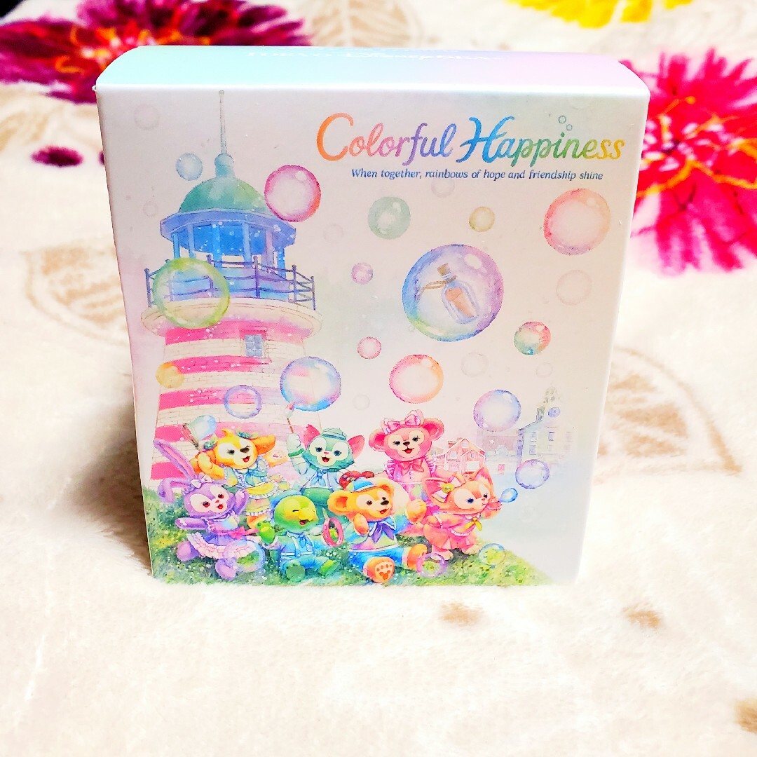 ダッフィー - 新品 ダッフィー カラフルハピネス ワッペン ワッペン