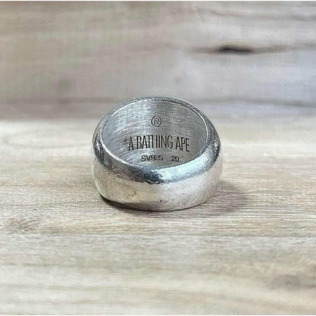A BATHING APE - アベイシング エイプ アイコン SILVER リング 約19.5