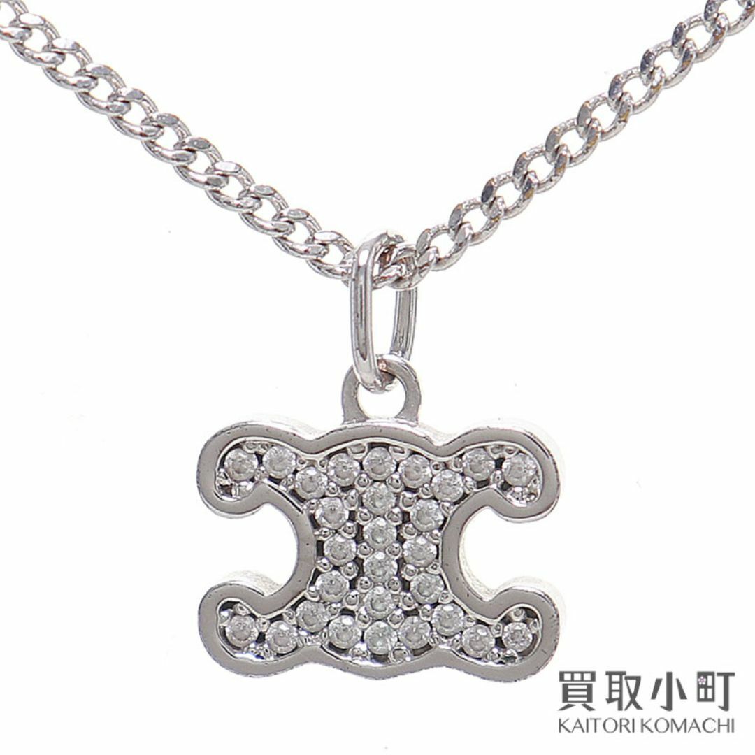 CELINE - セリーヌ 460GB6BZIトリオンフ ラインストーン ネックレス AB