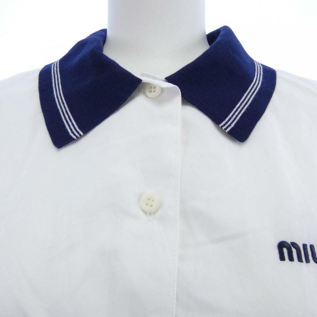 MIU MIU - ミュウミュウ MIU MIU ポプリンシャツ MK1857 SOOO 10RG S