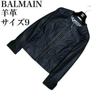 BALMAIN - 新品 希少 BALMAIN×H&M ライダース ジャケット 羊皮 44