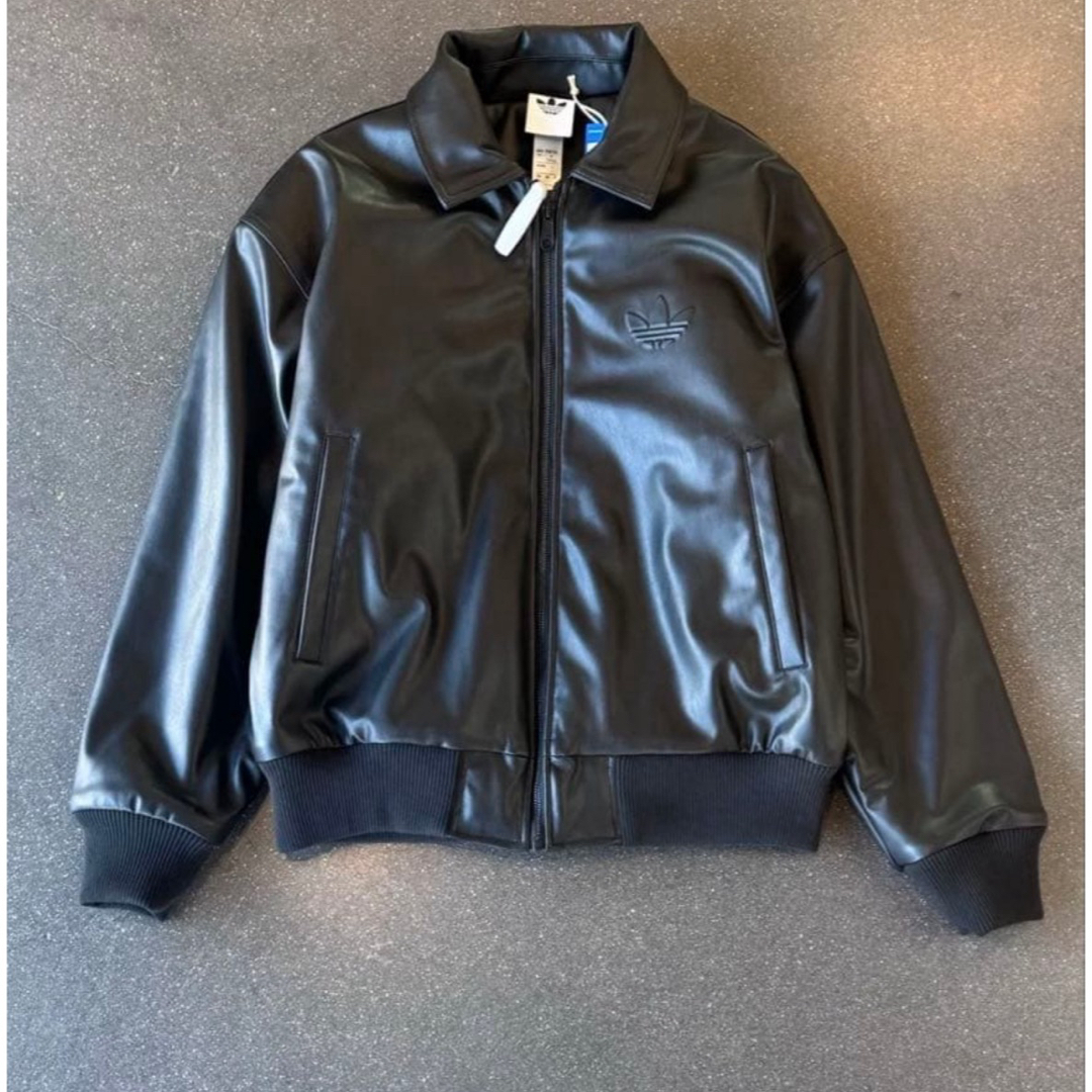 adidas Originals - 新品XS Adidas Sherpa PU ジャケット ブラック