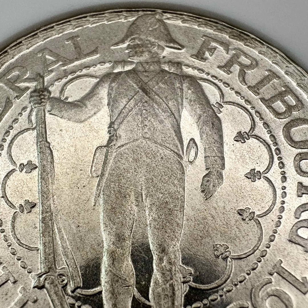 1934 スイス 射撃祭 フリブール 5フラン 銀貨 NGC MS67 の通販 by