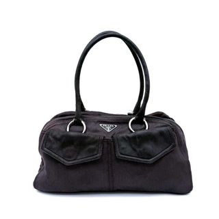 PRADA - 【極美品】プラダ ボストンバッグ 2way ナイロン 黒 三角ロゴ