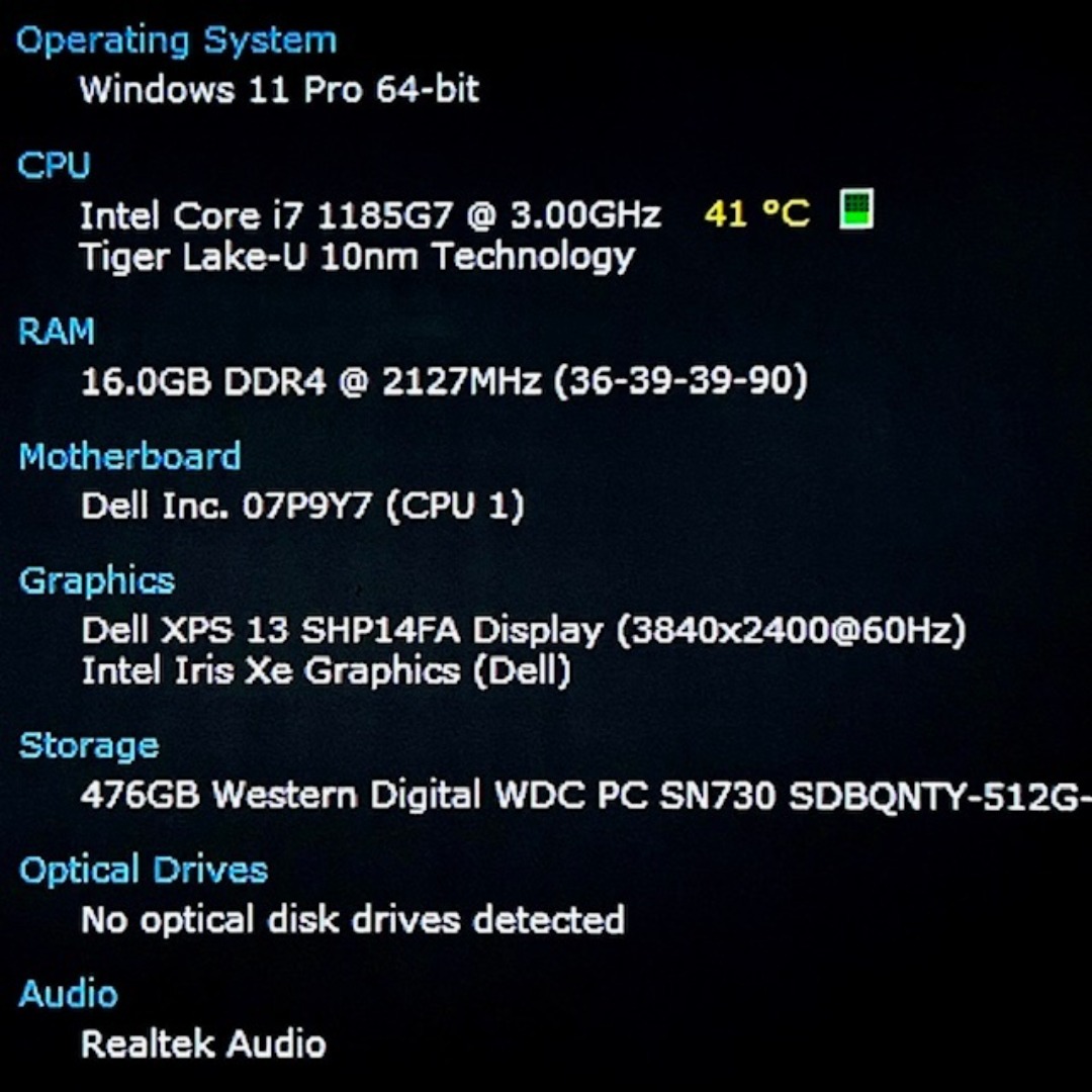 DELL - プレミアムモバイルXPS！i7/512G/16G/4K/タッチパネル/DELLの