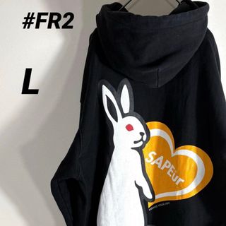 FR2 - #FR2 エフアールツー パーカー XL 青 【古着】【中古】の通販 by