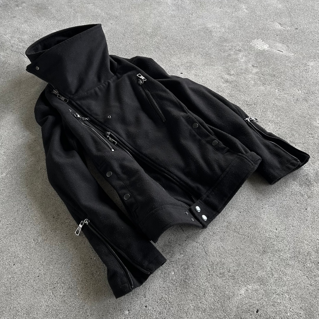 00's Archive 変形 ハイネック ライダースジャケット EKAM 系