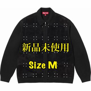 Supreme - Supreme Studded Suede Zip Up Cardigan mの通販 by
