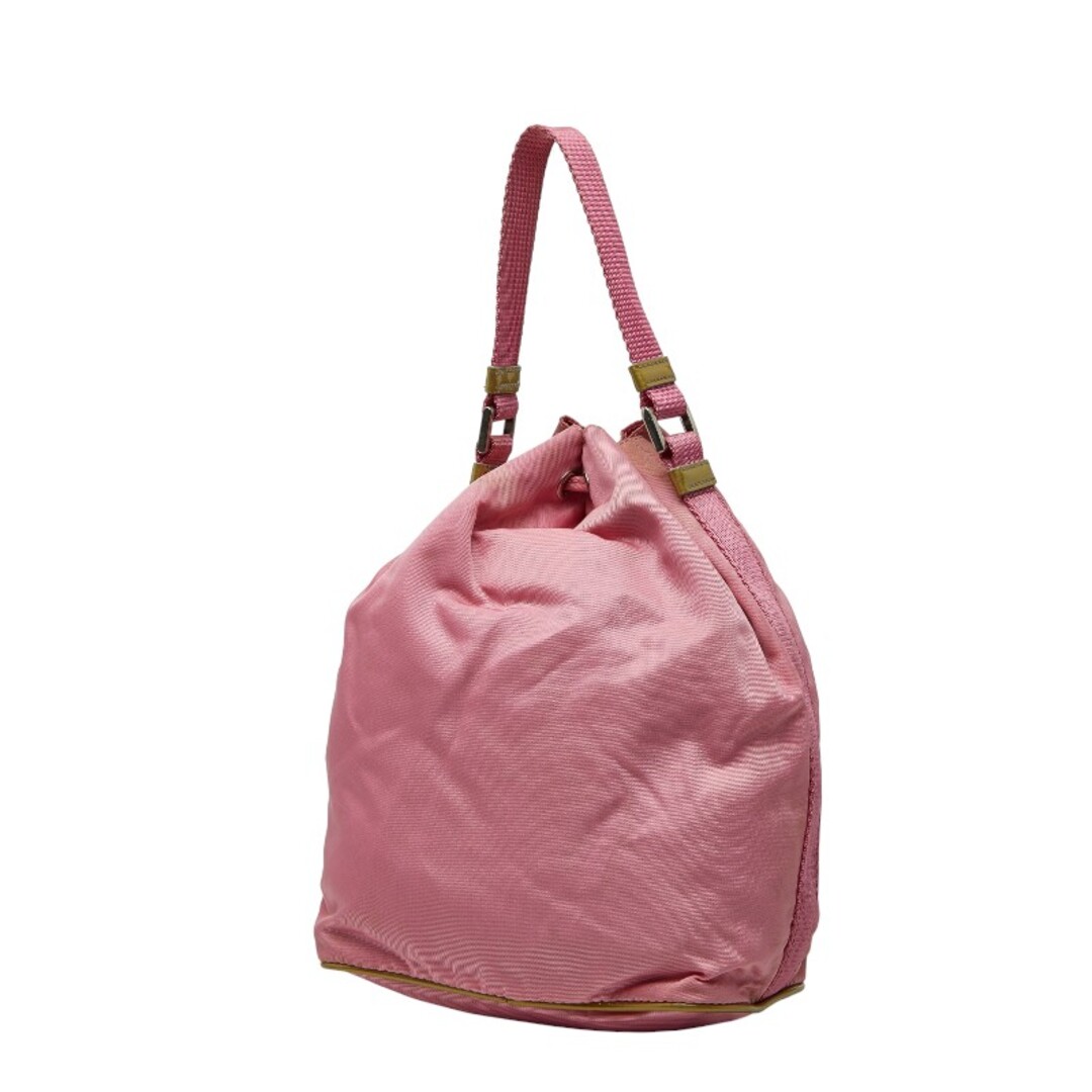 PRADA - プラダ 三角ロゴプレート ハンドバッグ ポーチ ナイロン