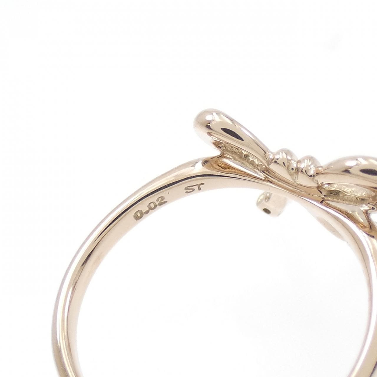 コメ兵｜サマンサティアラ リボン ダイヤモンド ピンキーリング 0.02CT