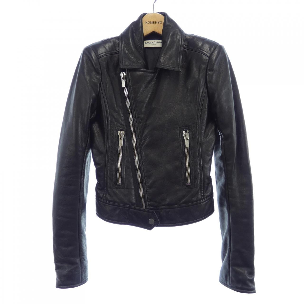 コメ兵｜バレンシアガ BALENCIAGA レザーライダースジャケット