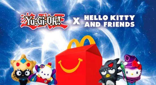 遊戯王』とサンリオのコラボぬいぐるみがベルギーのマクドナルドに登場