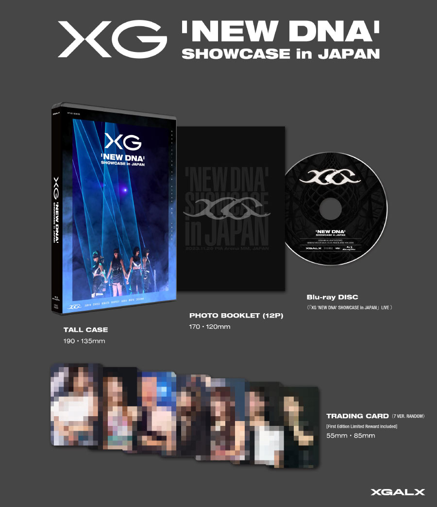 XG ライブ ブルーレイ『XG 'NEW DNA' SHOWCASE in JAPAN』2024年7月3日