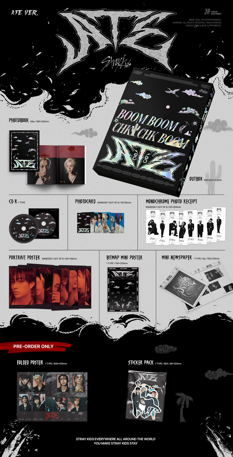 Stray Kids ミニアルバム 『ATE』で2024年7月 カムバック《ラッキー