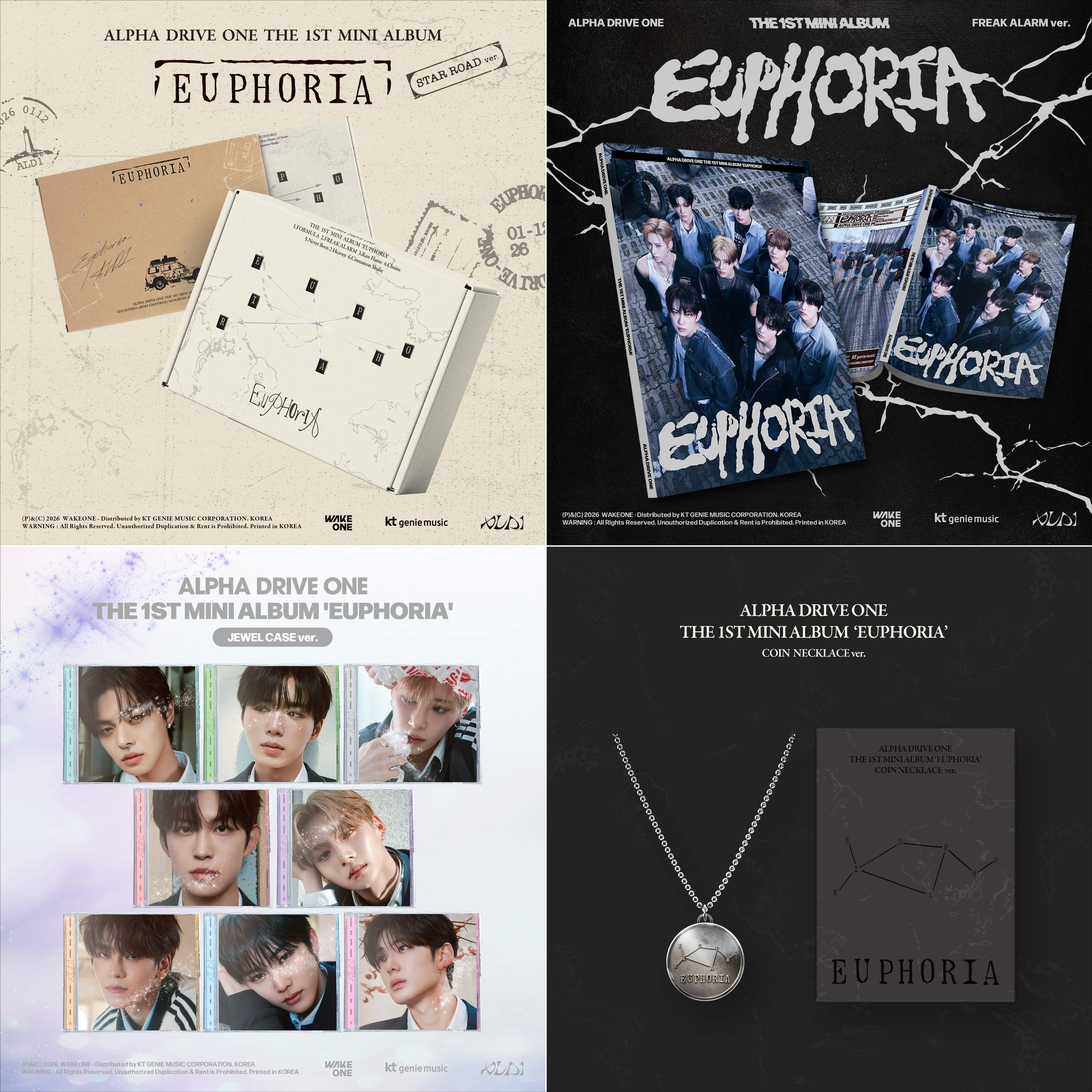 ALPHA DRIVE ONE (アルファドライブワン) 1stミニアルバム『EUPHORIA