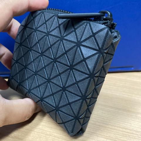 Sell Bao Bao Issey Miyake Small Clam Wallet - Black | HuntStreet.com