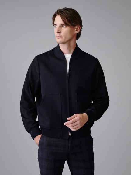 trjyv manzoni24 ウールカシミアフィールドジャケット50