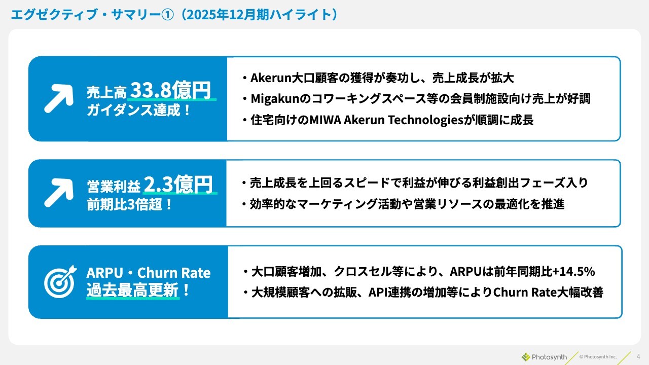 Photosynth（4379）、中計で売上成長再加速とEBITDA大幅増をコミット