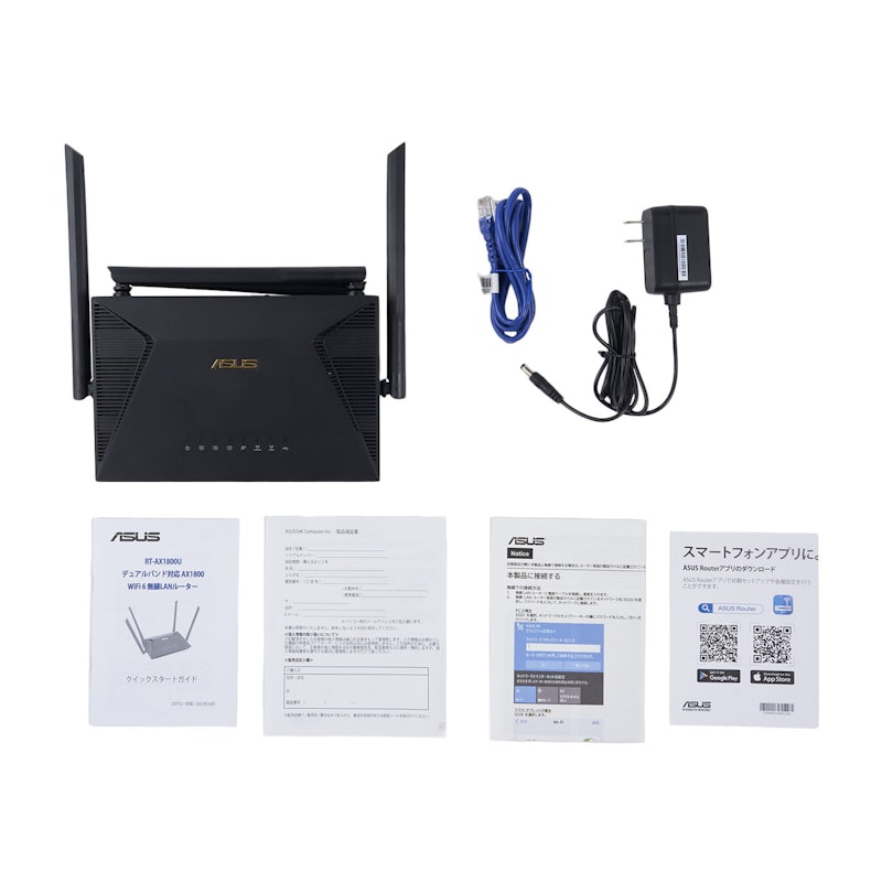 ASUSTEK COMPUTER ASUS デュアルバンド WiFi 6(802.11ax)ルーター RT