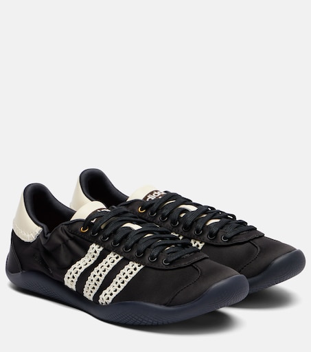 x Wales Bonner Karintha satin sneakers in black - Adidas | Mytheresa