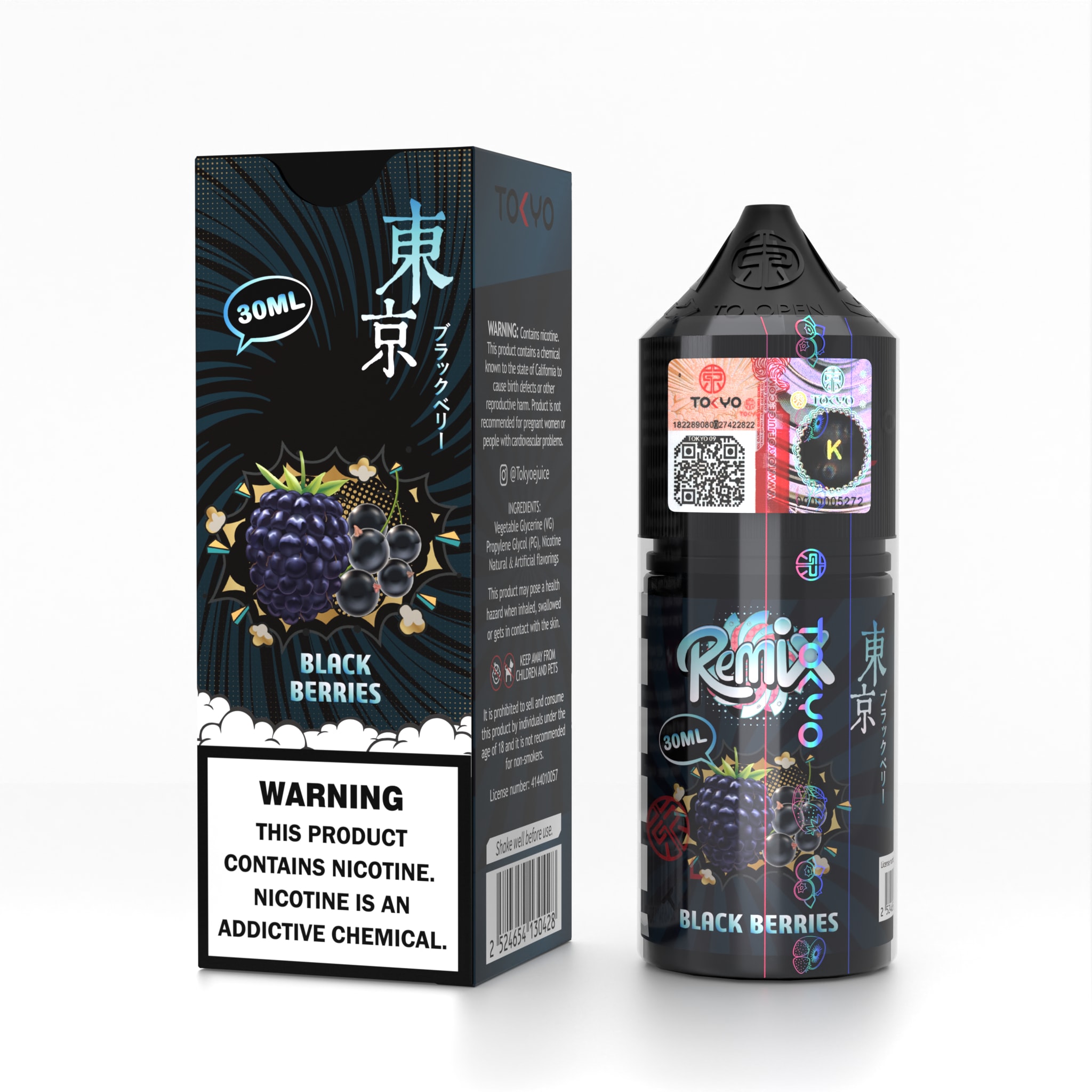 Remix Black Berries 30ML-{collection_title} – Tokyoejuice