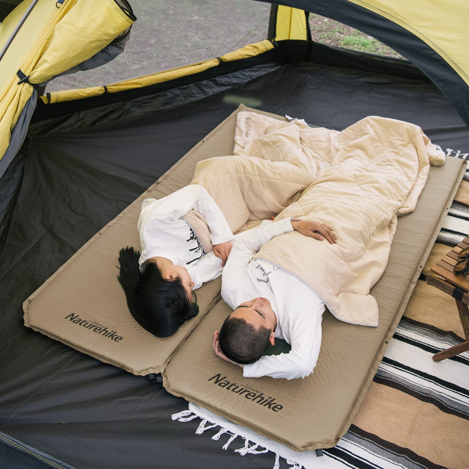 Naturehike D03キャンプマット エアーマット 自動膨張 キャンプ用