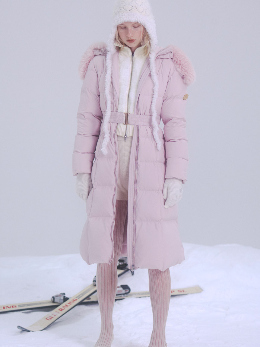 00サイズあり】スタイルアップフレンチダウンロングコート(コート