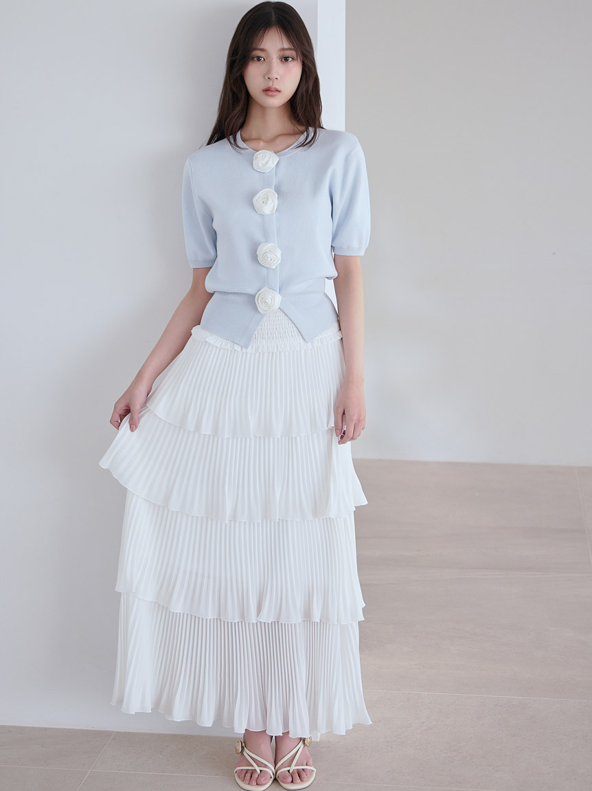 プリーツティアードスカート(ロングスカート)｜スカート｜SNIDEL