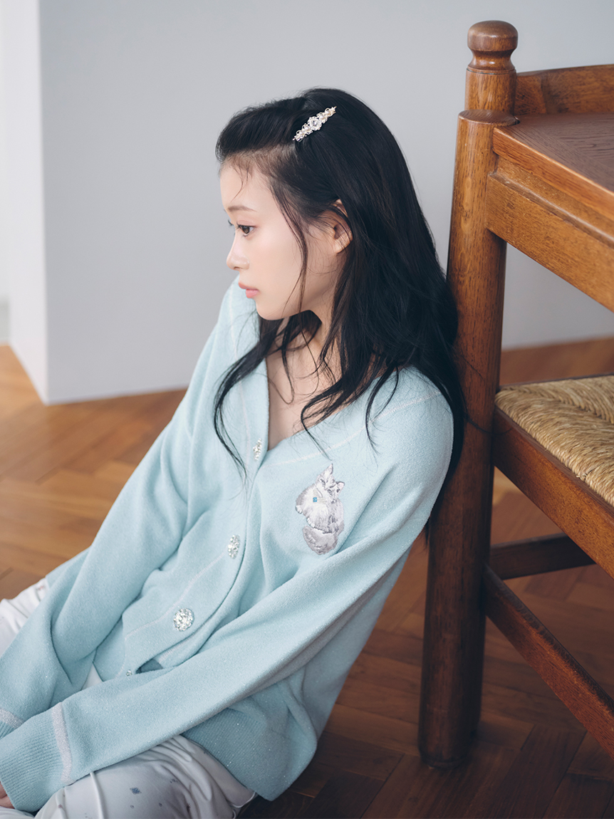 CATラメニットカーディガン(カーデ＆ガウン)｜スナイデルホーム