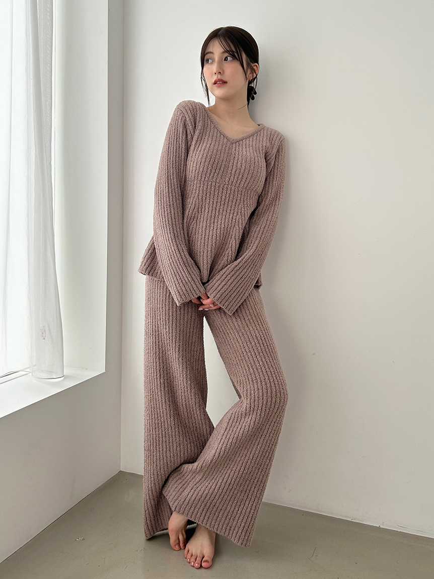 ペプラムニットセットアップ(すべてのワンピース)｜スナイデルホーム