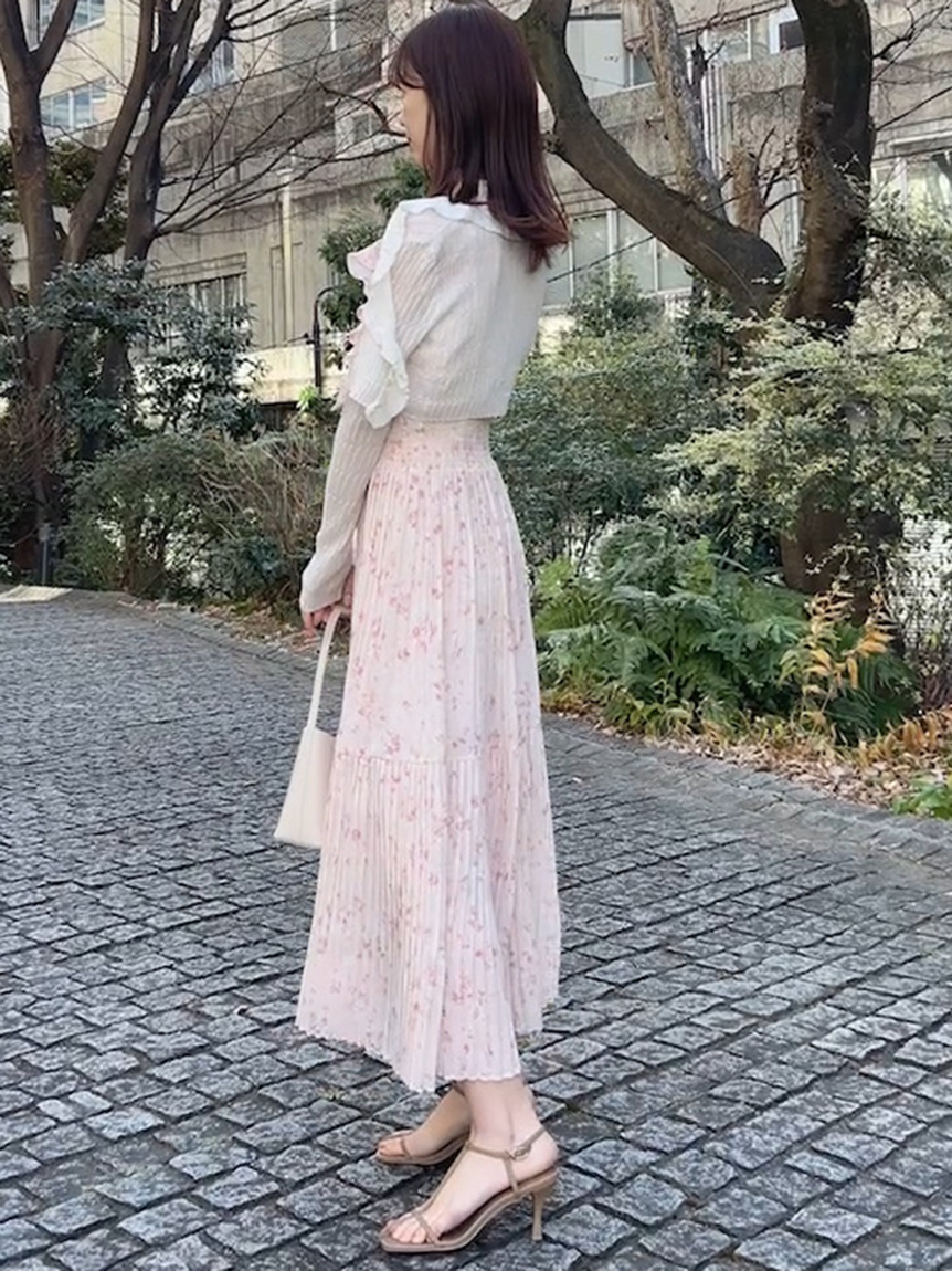 00サイズあり】Sustainableフリルワンピース(マキシ・ロングワンピース