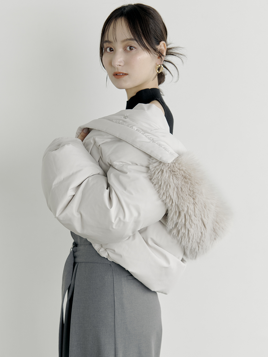 フードファーショートダウン(ブルゾン)｜アウター｜SNIDEL(スナイデル