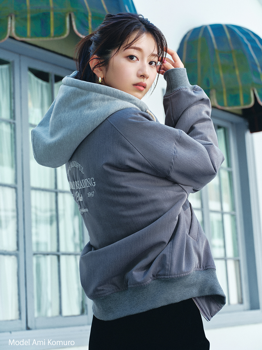 NUTMEG】コラボフード付きMA-1(ブルゾン)｜アウター｜SNIDEL