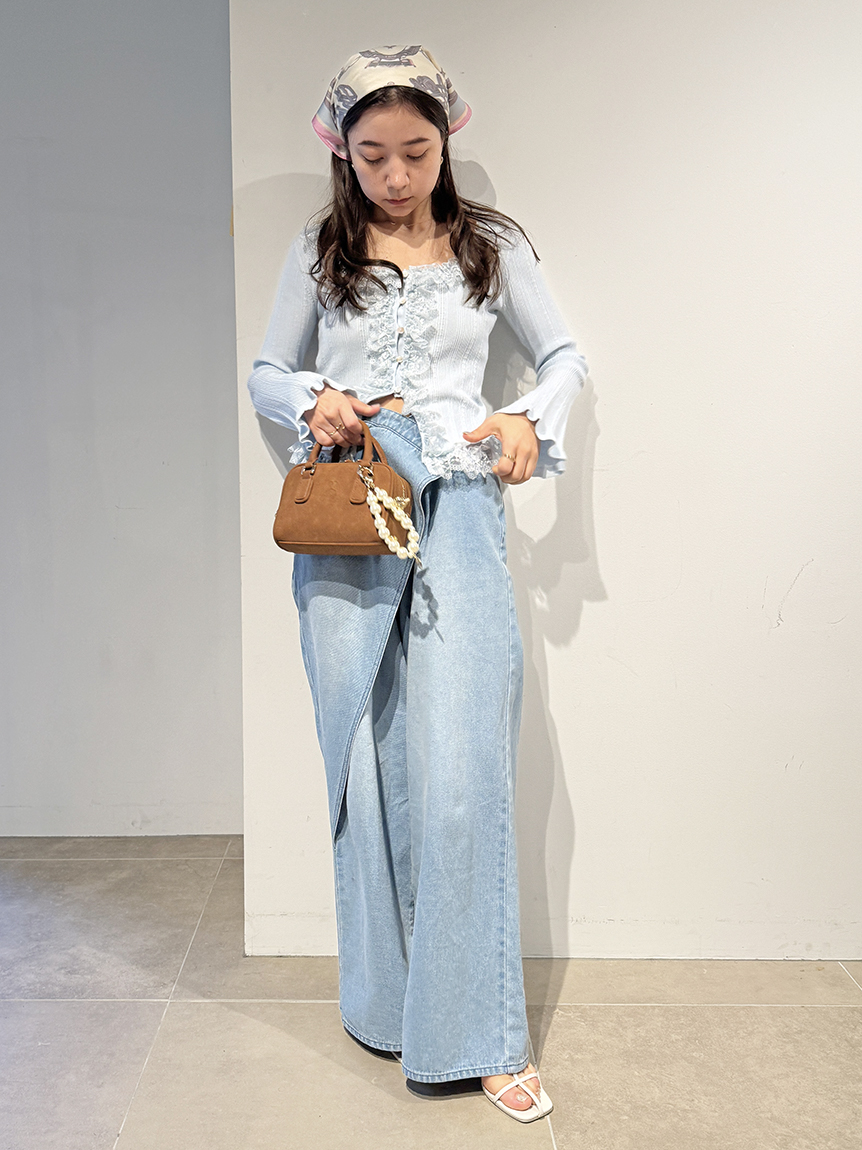 Sustainableフリルニットプルオーバー(ニット)｜トップス｜SNIDEL