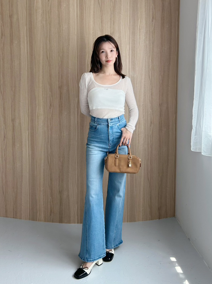 Chacott】シアーリブニット(ニット)｜トップス｜SNIDEL(スナイデル)の