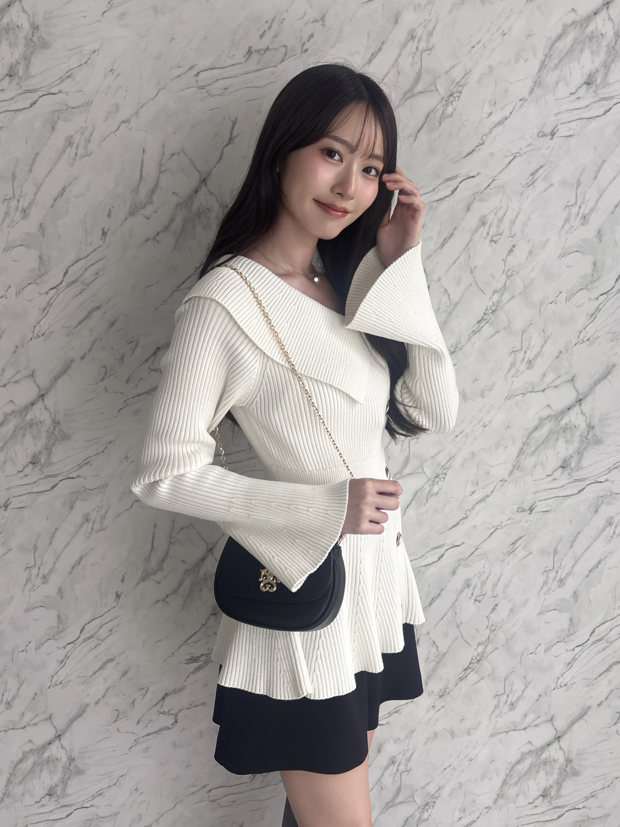 ペプラムニットプルオーバー(ニット)｜トップス｜SNIDEL(スナイデル)の