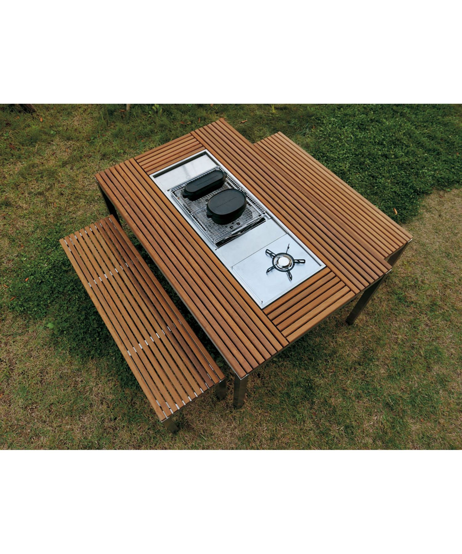 ガーデンユニットテーブル ウッドトップセット| スノーピーク(Snow Peak)