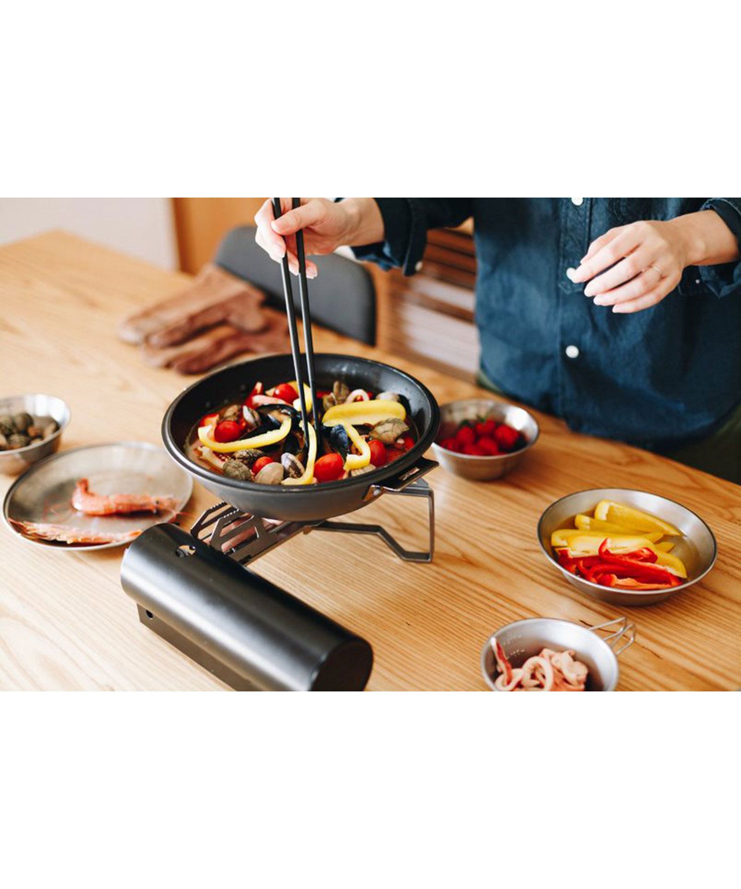 HOME＆CAMP バーナー ブラック| スノーピーク(Snow Peak)