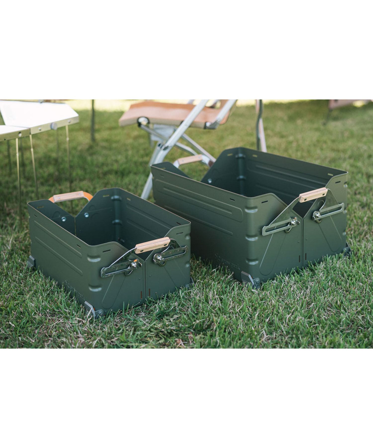 シェルフコンテナ 50 オリーブドラブ| スノーピーク(Snow Peak)