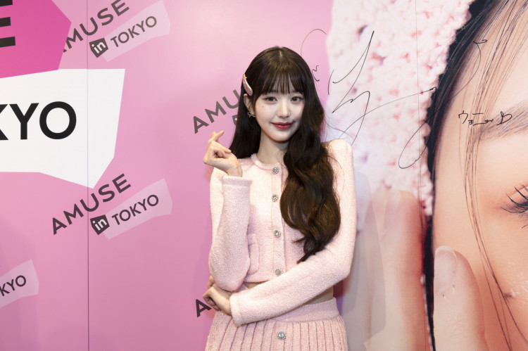 IVE・ウォニョンちゃんが渋谷に降臨✨韓国コスメ「AMUSE」の