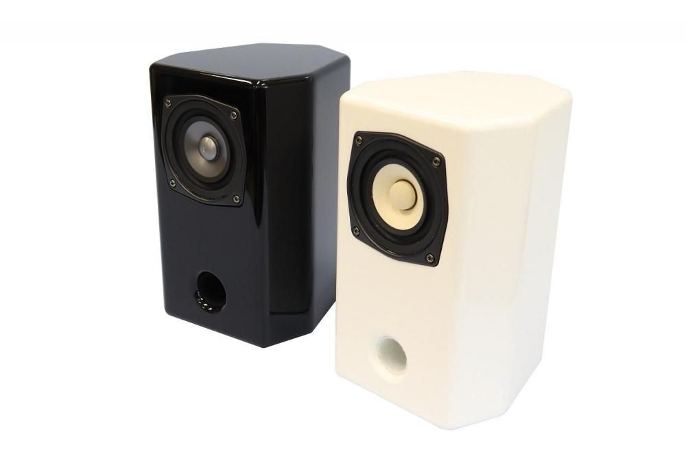 アルミ筐体スピーカー | Alusteal（ブラック/ペア） - コイズミ無線