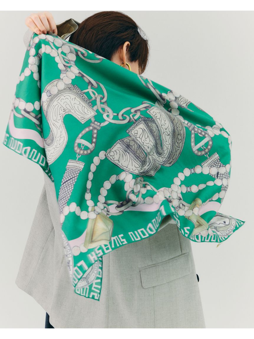 スカーフ】スウォッシュロンドン (SWASH LONDON) Canopy シルク
