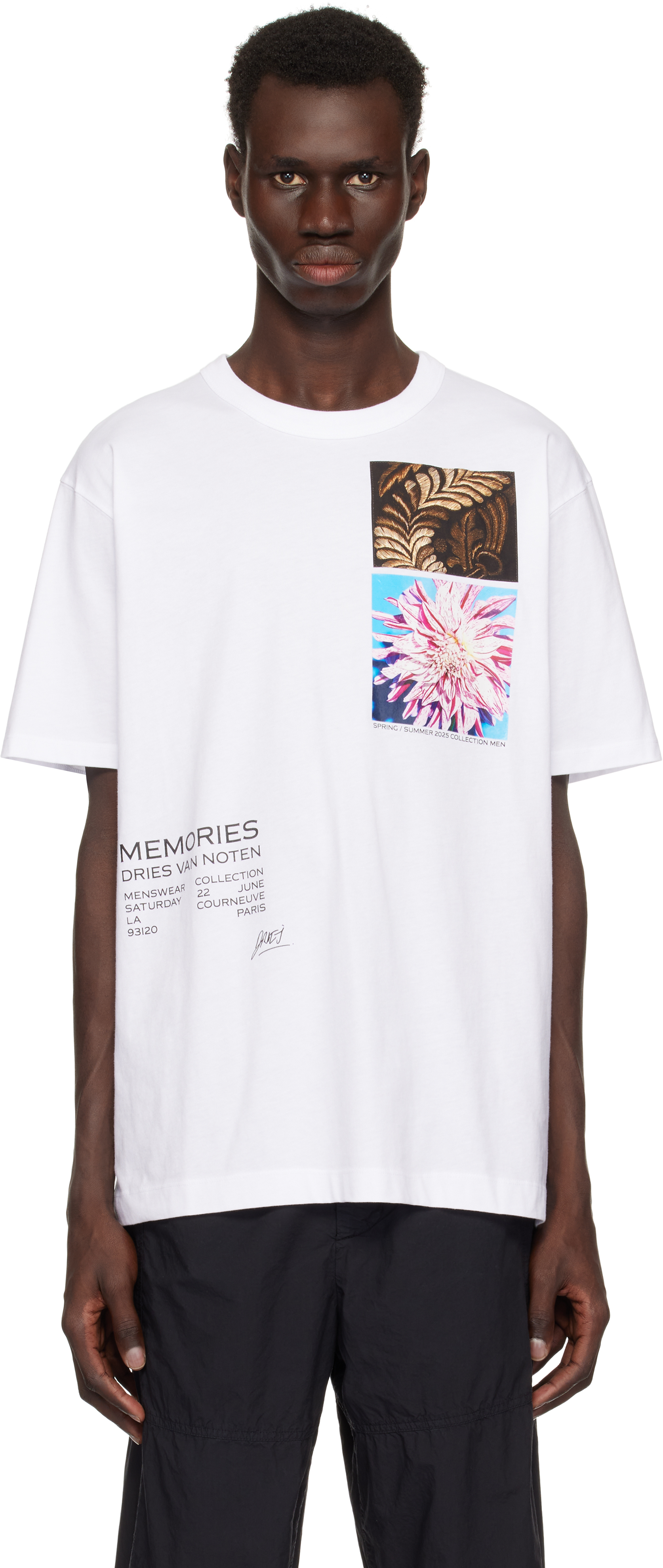 Dries Van Notenのホワイト Show Tシャツがセール中