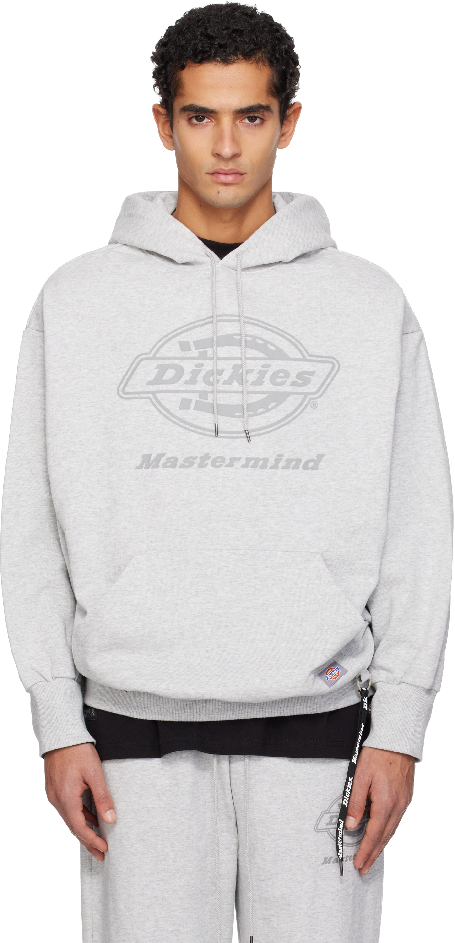 Gray Dickies Edition Drawstring Hoodie by mastermind JAPAN on Sale