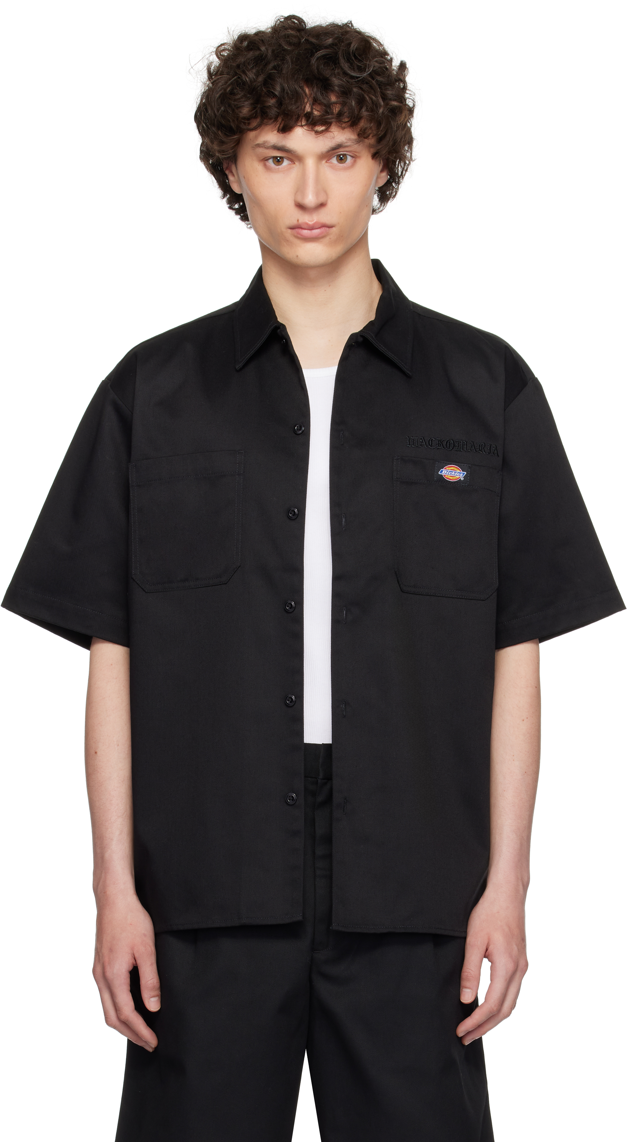 WACKO MARIAのブラック Dickiesエディション ワークシャツがセール中