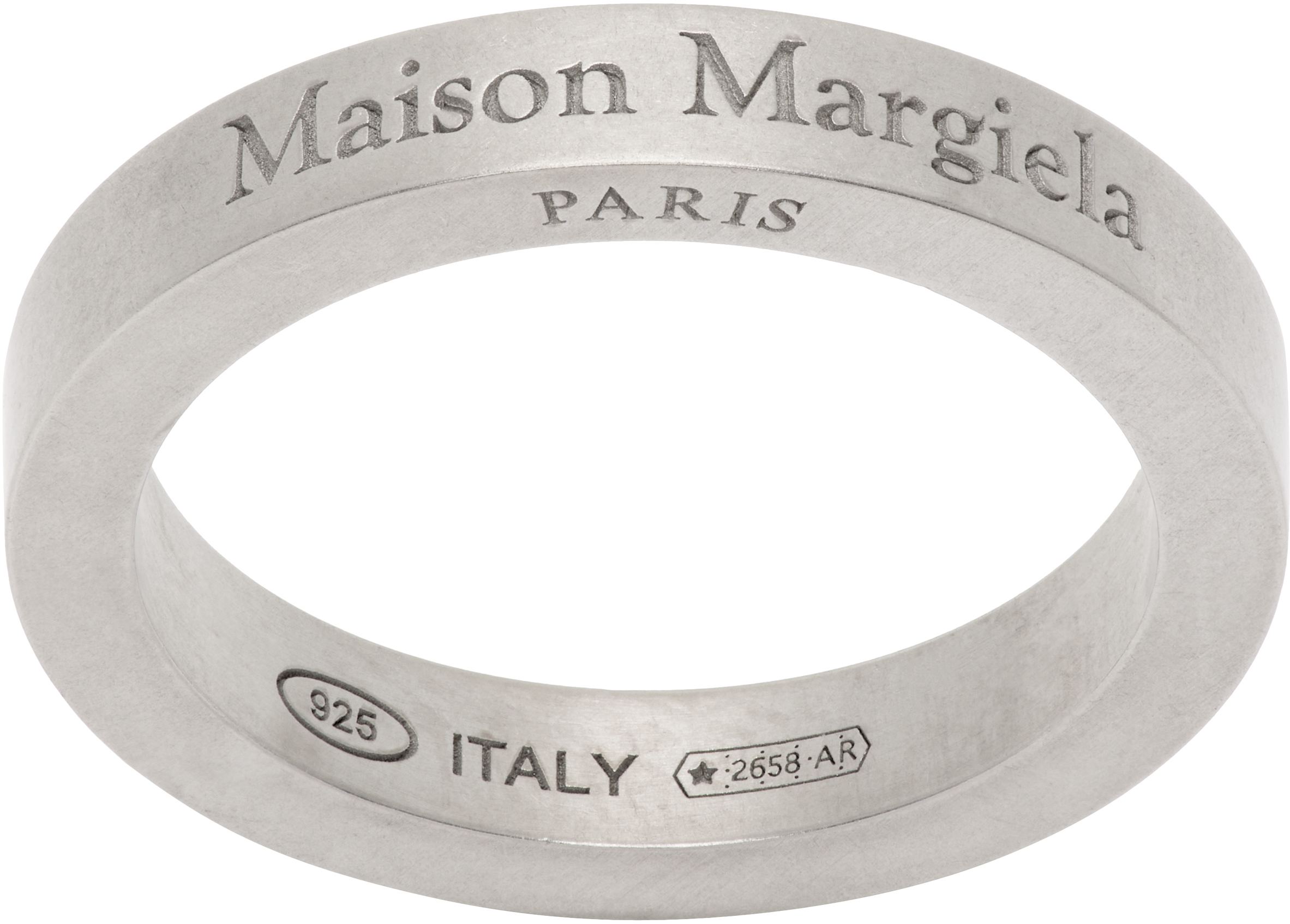 Maison Margiela: Logo Reference Ring | SSENSE