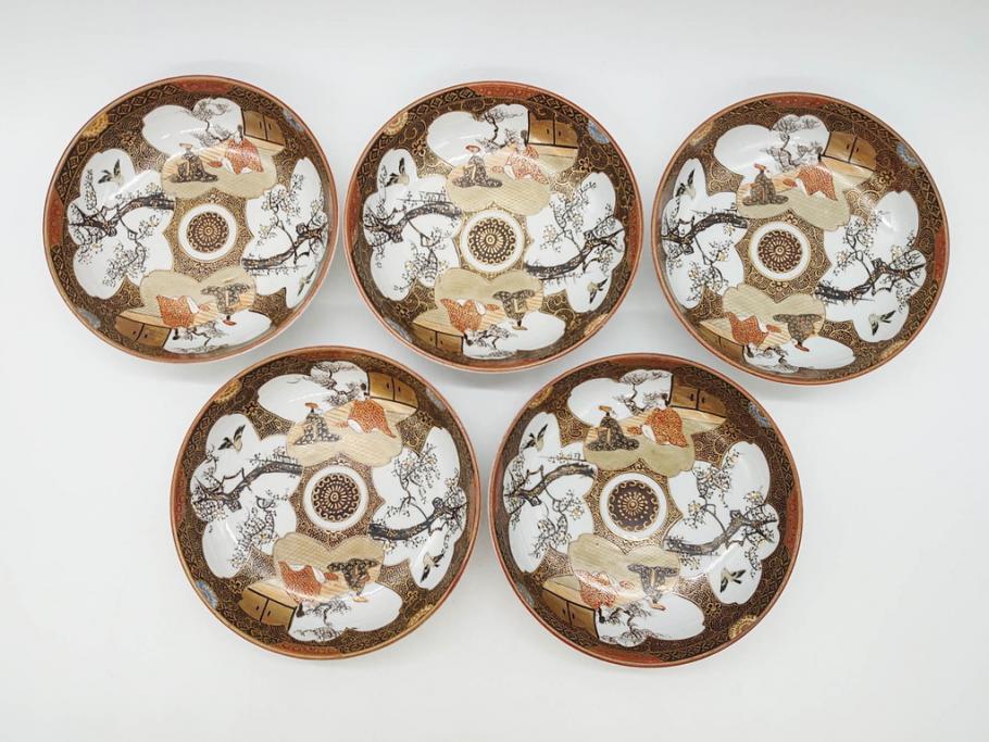 公式】アンティーク家具ラフジュ工房商品詳細ページ明治期 九谷焼 色絵